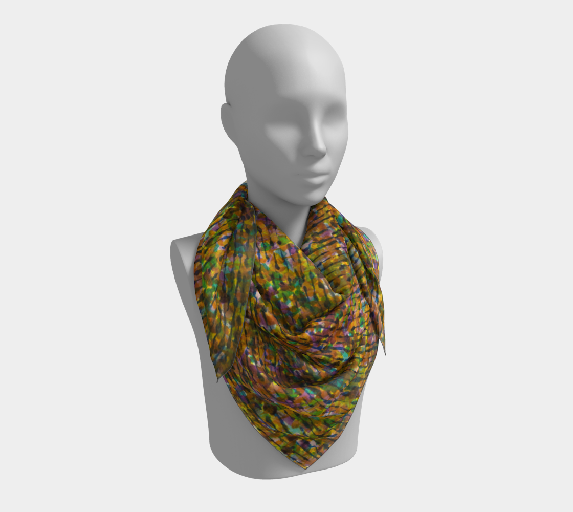 GOLDEN BLUE LAPIS SCARVES