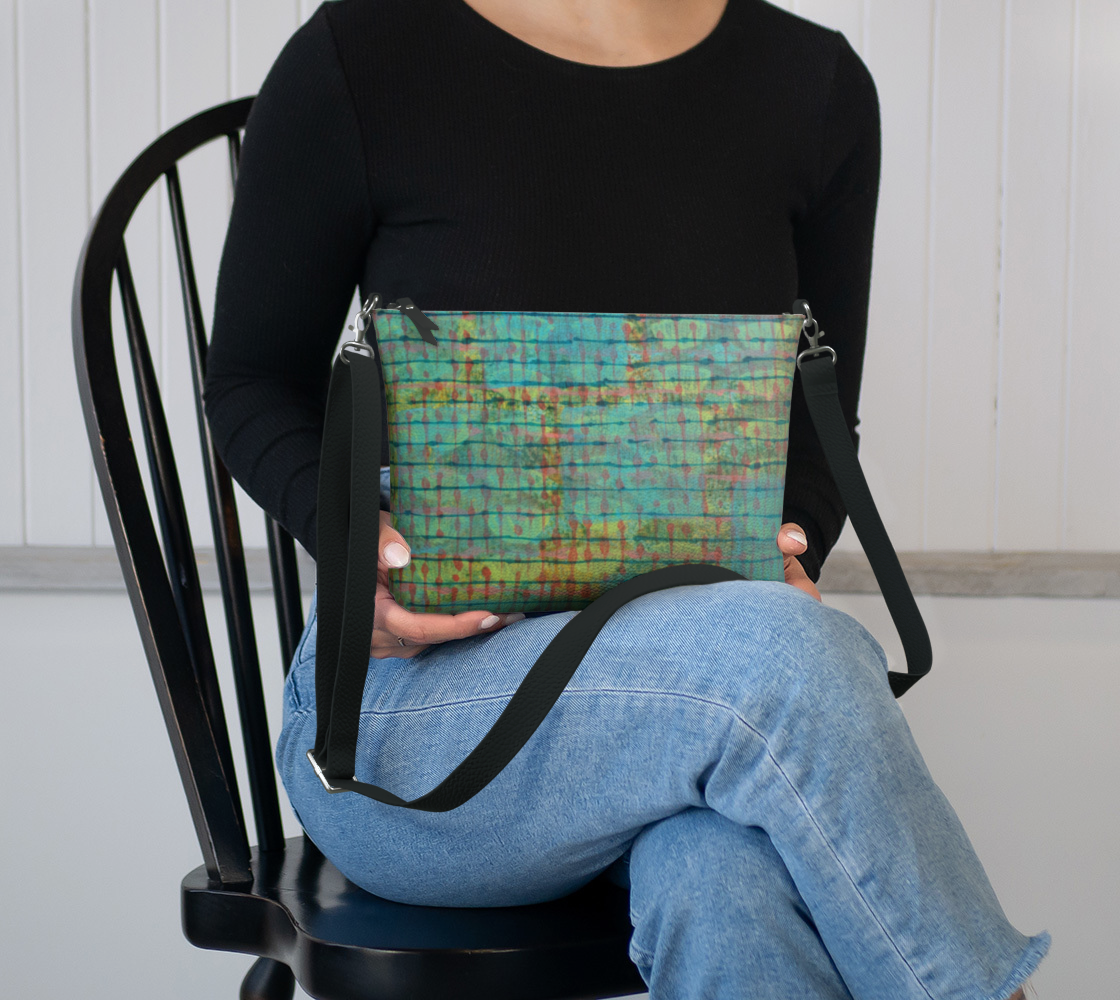 AQUAMARINE CITRINE CROSSBODY