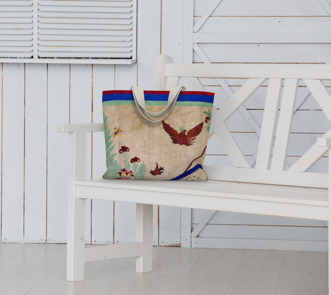 MINOAN BIRD MARKET TOTE