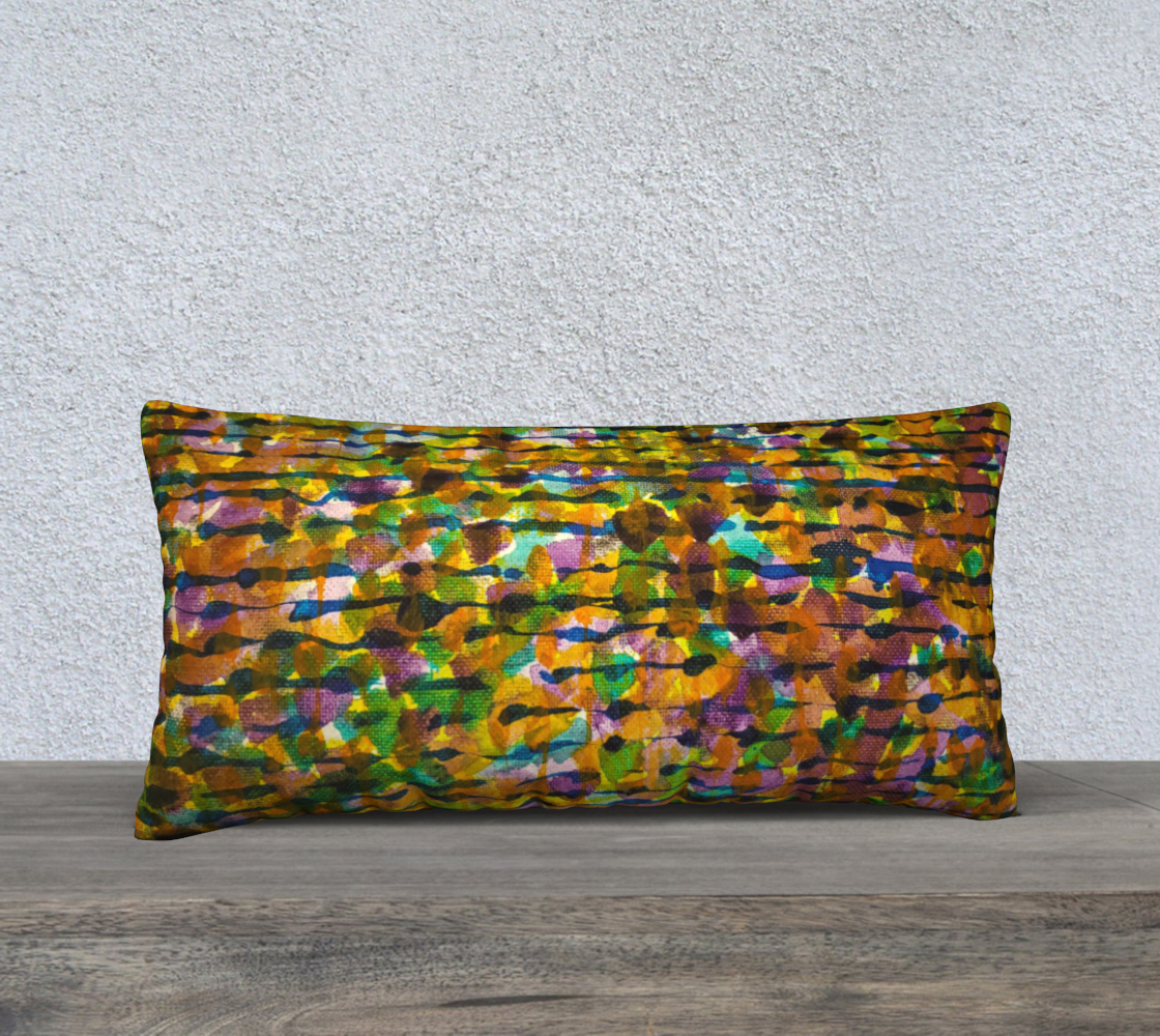 GOLDEN BLUE LAPIS PILLOW