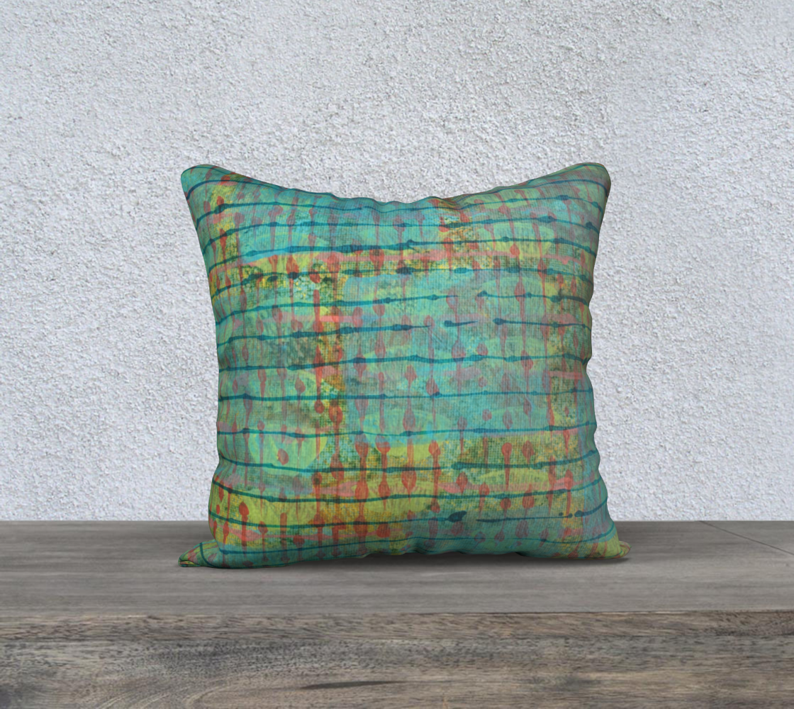 AQUAMARINE CITRINE PILLOW