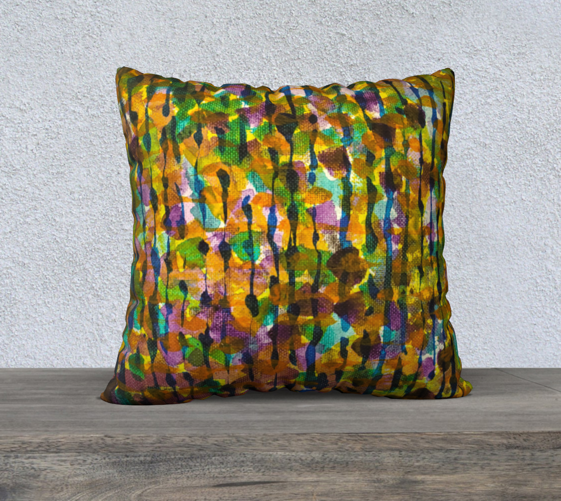 GOLDEN BLUE LAPIS PILLOW