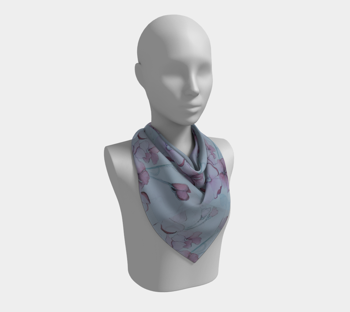 PINK GERANIUM SCARVES