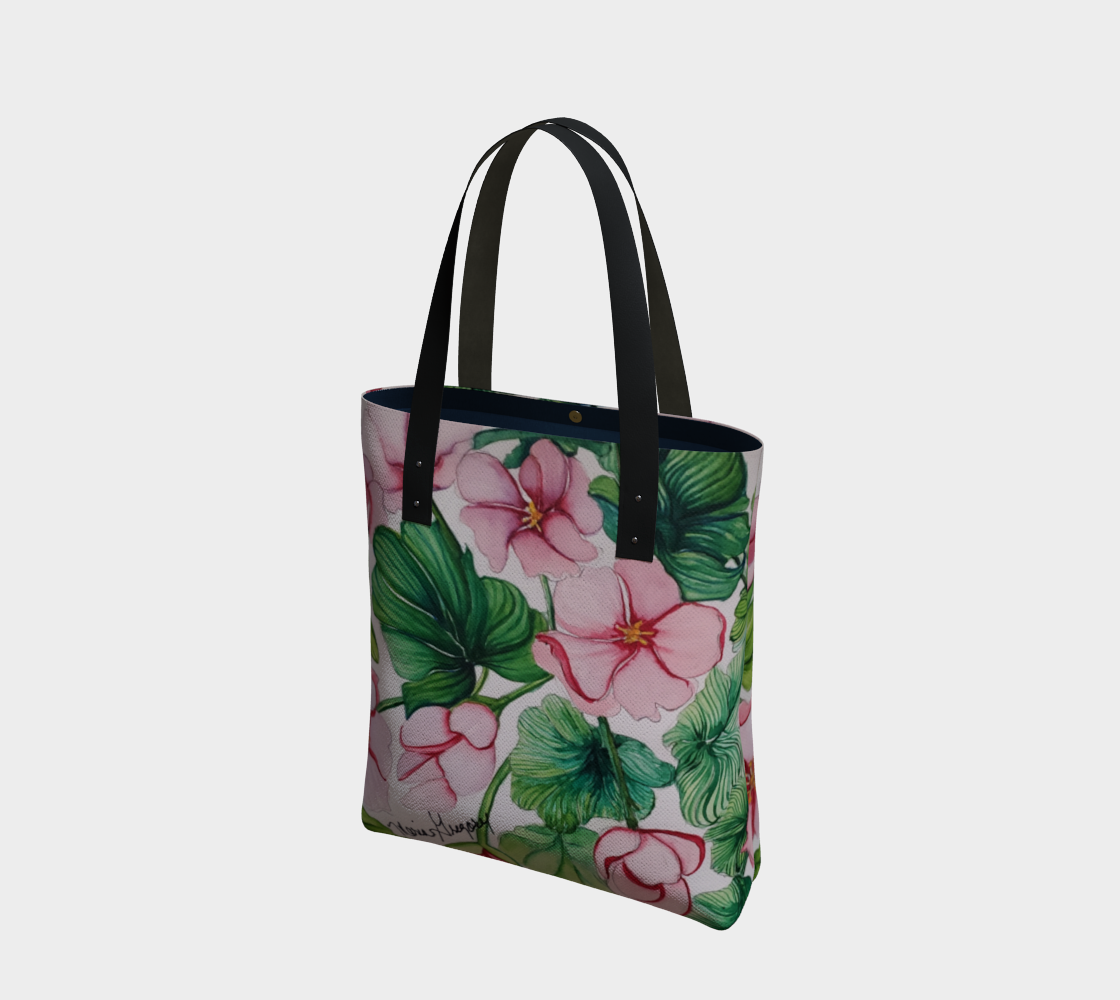 SPRING GERANIUM TOTES