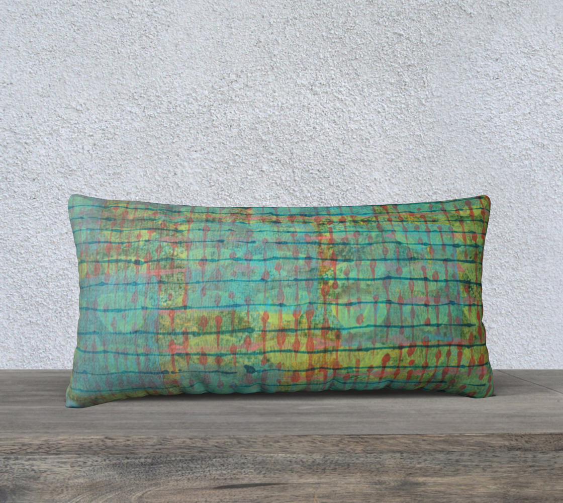 AQUAMARINE CITRINE PILLOW