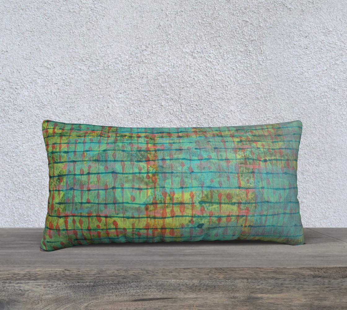 AQUAMARINE CITRINE PILLOW