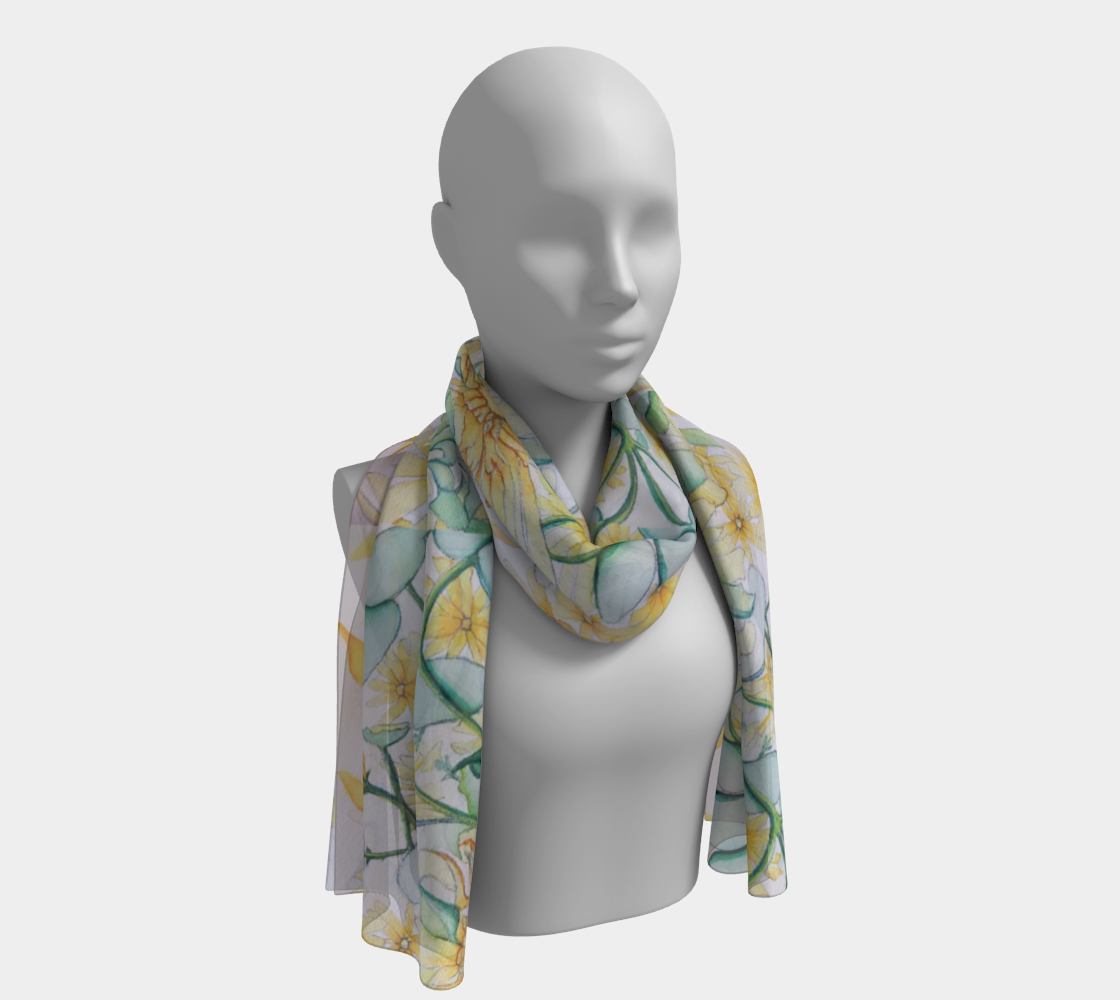 YELLOW DAISIES SCARVES