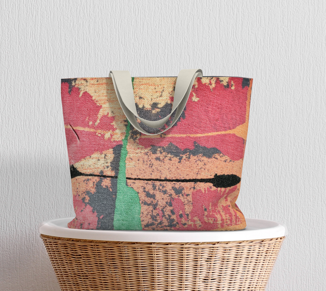 ROSE QUARTZ ONYX MARKET TOTE