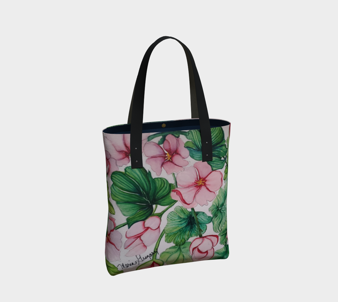 SPRING GERANIUM TOTES