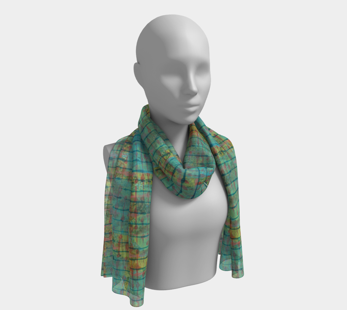 AQUAMARINE CITRINE SCARVES