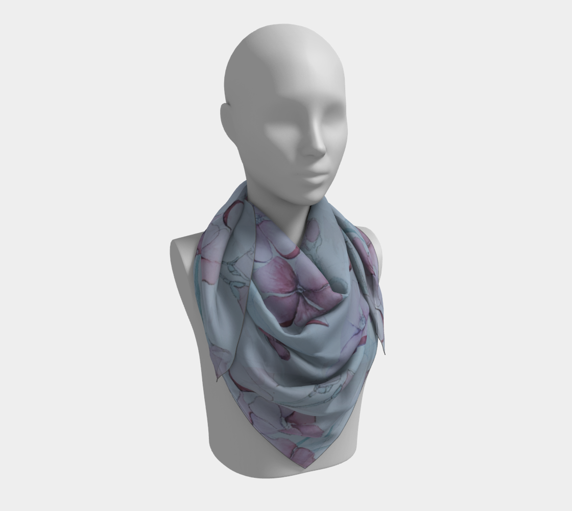 PINK GERANIUM SCARVES