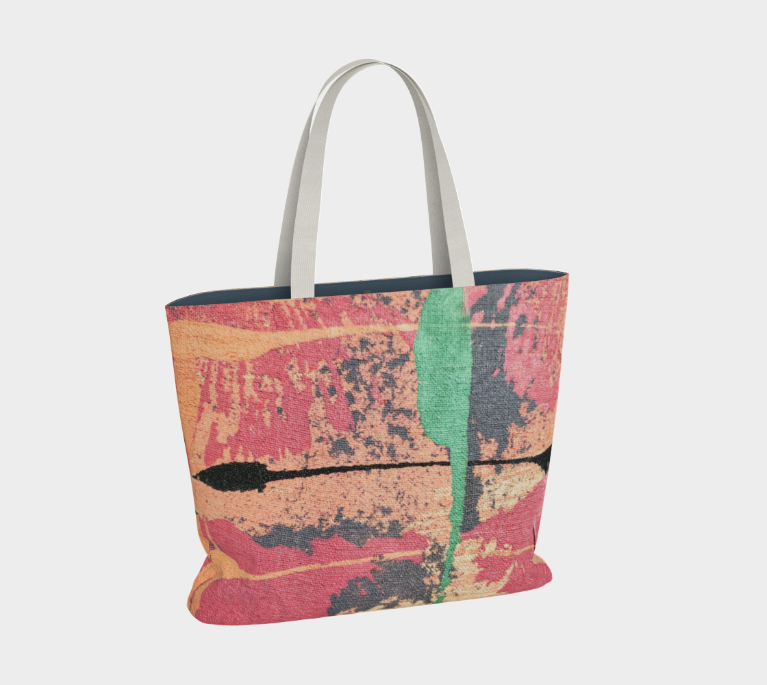 ROSE QUARTZ ONYX MARKET TOTE