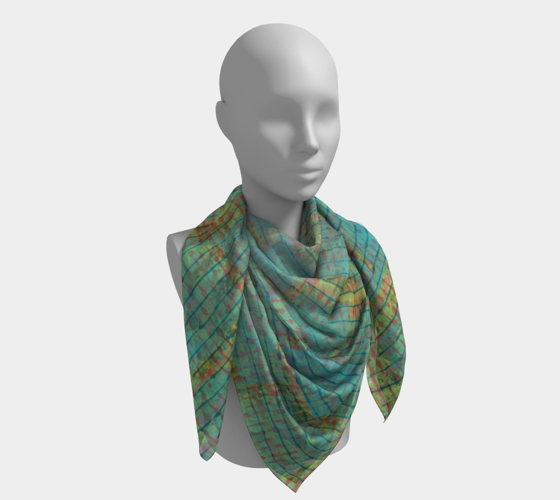 AQUAMARINE CITRINE SCARVES