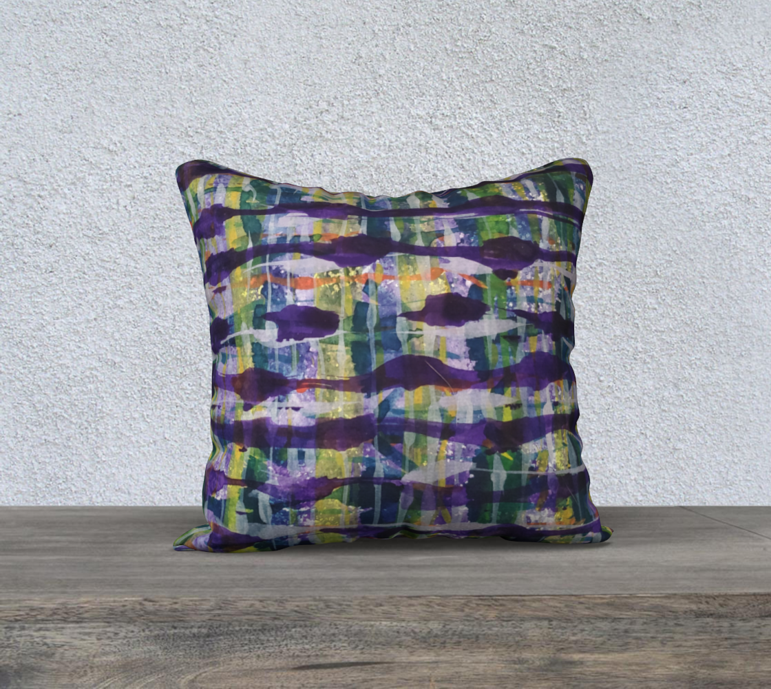 EMERALD AMETHYST PILLOW
