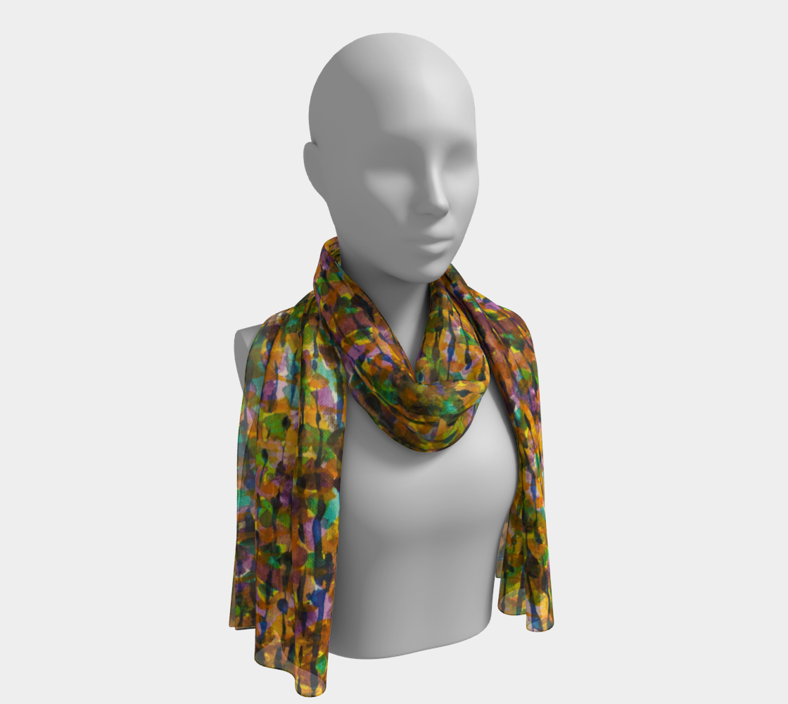 GOLDEN BLUE LAPIS SCARVES