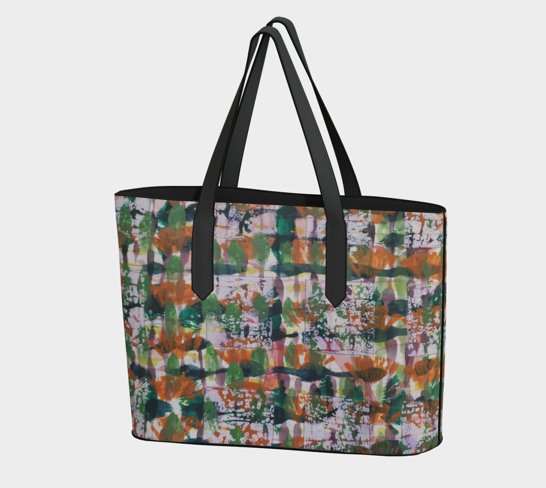 PINK TOURMALINE VEGAN LEATHER TOTE