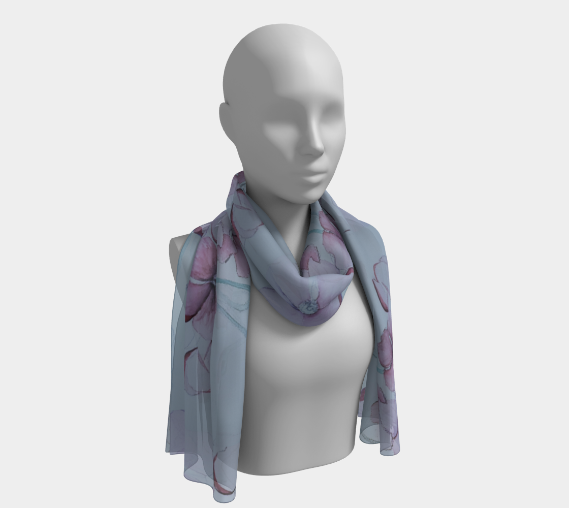 PINK GERANIUM SCARVES