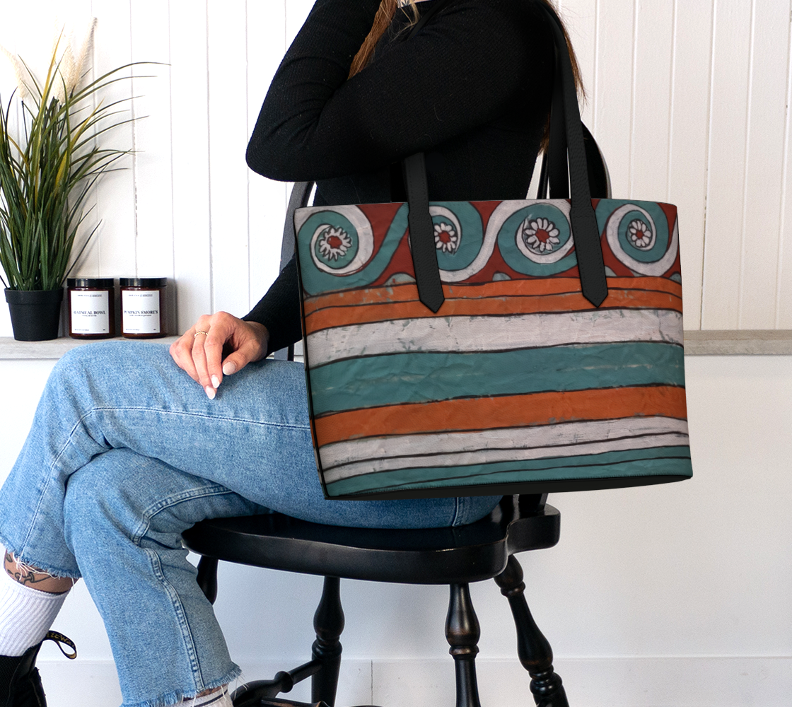 MINOAN VEGAN LEATHER TOTE