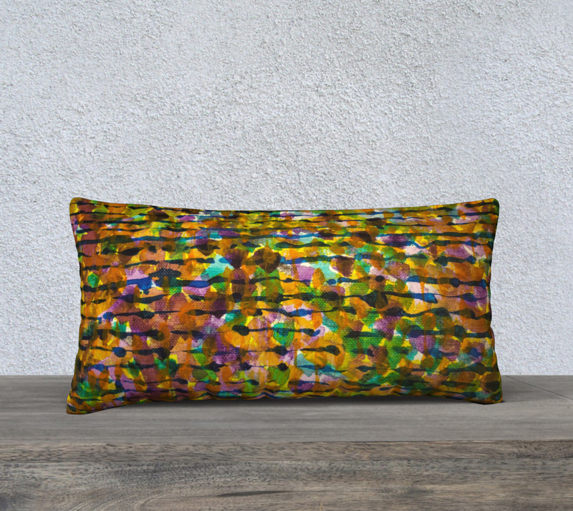 GOLDEN BLUE LAPIS PILLOW