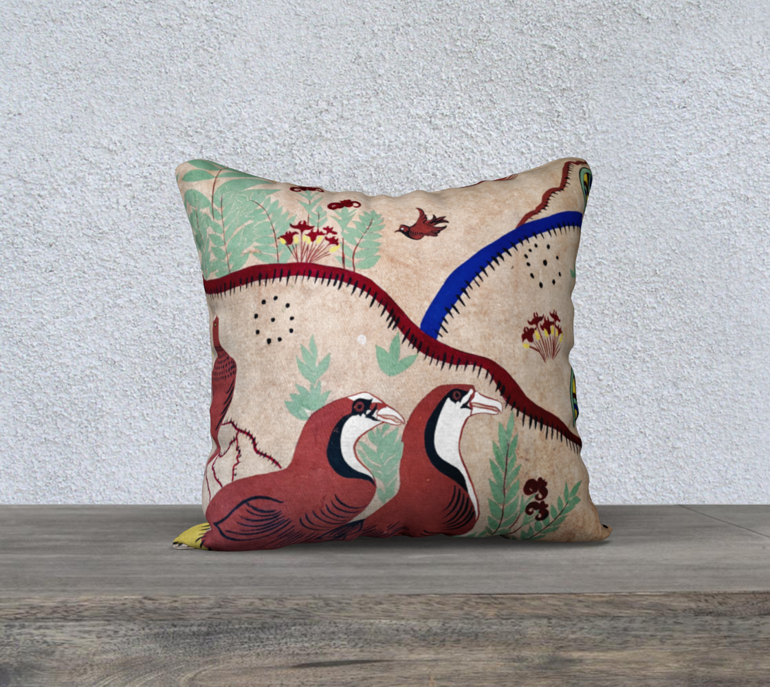 MINOAN BIRDS PILLOW