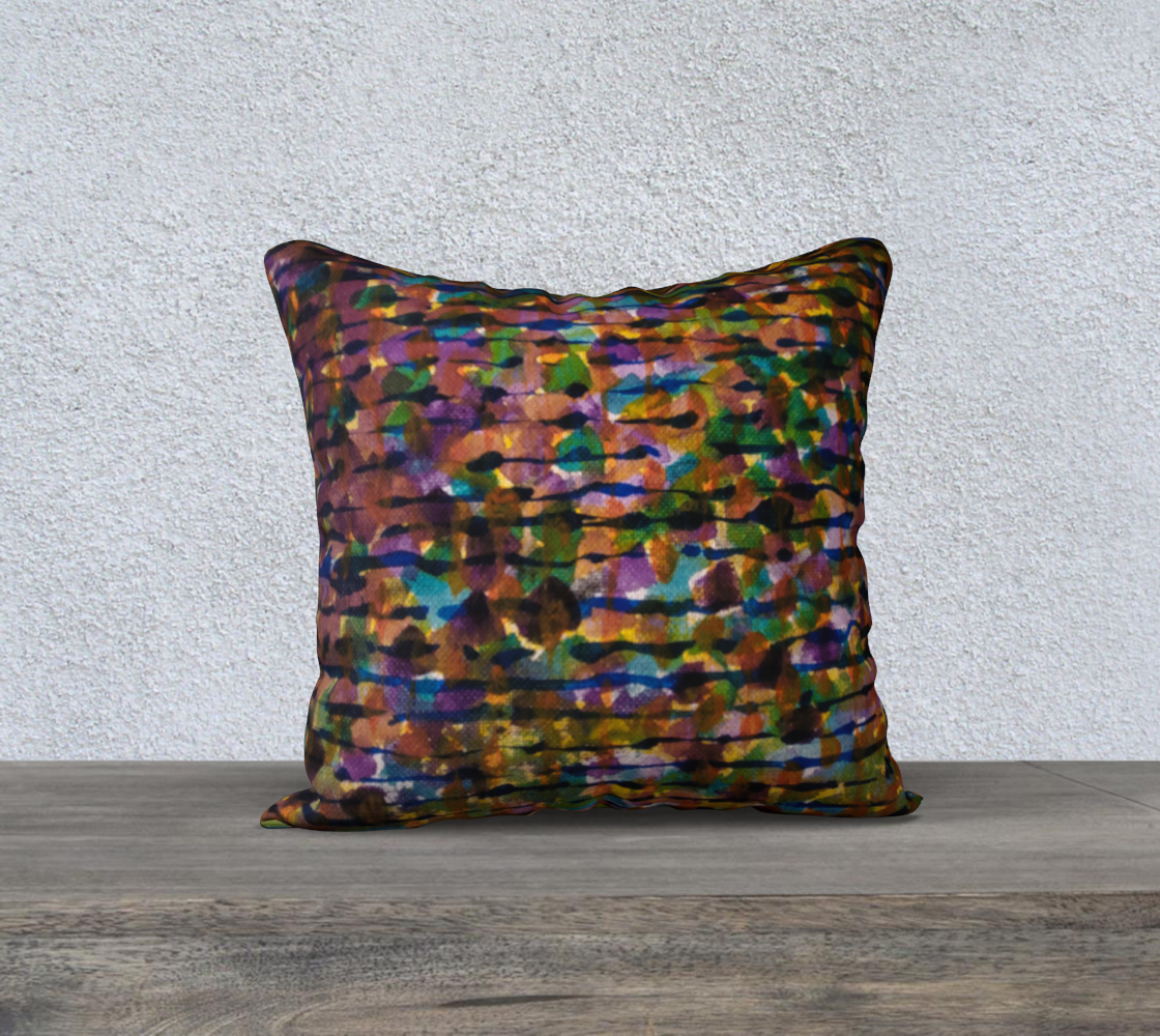 BLUE LAPIS PILLOW