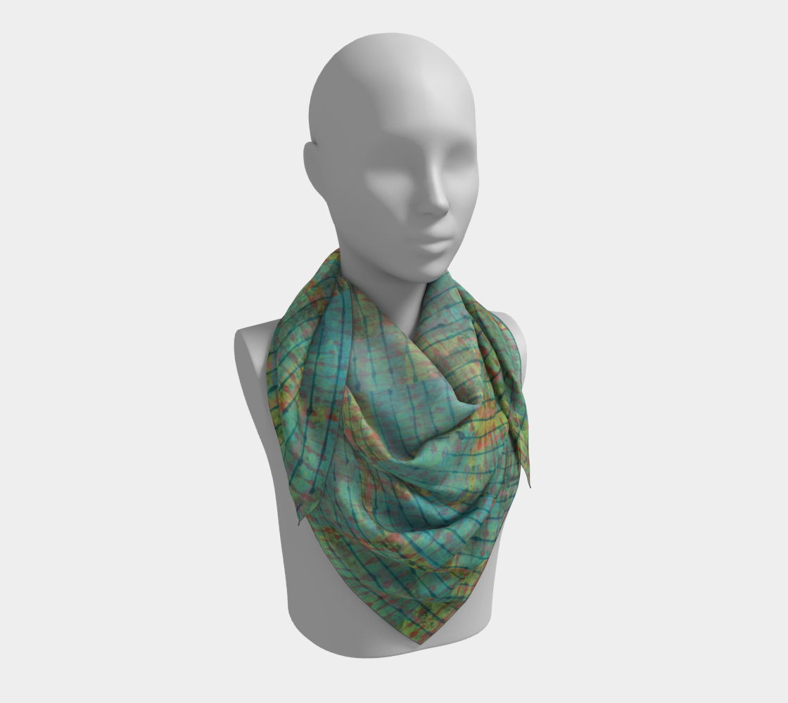 AQUAMARINE CITRINE SCARVES