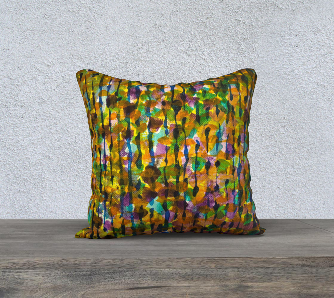 GOLDEN BLUE LAPIS PILLOW