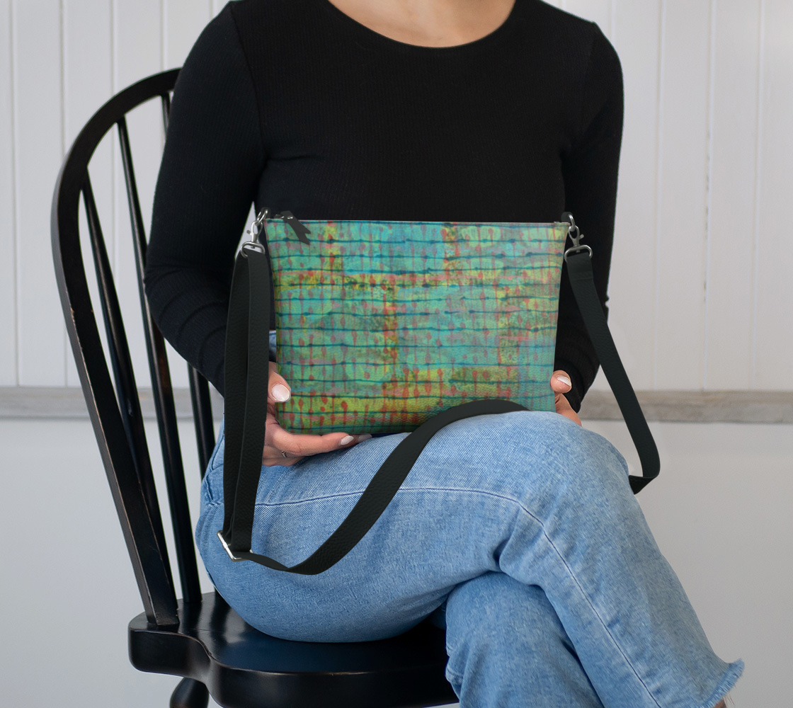 AQUAMARINE CITRINE  CROSSBODY