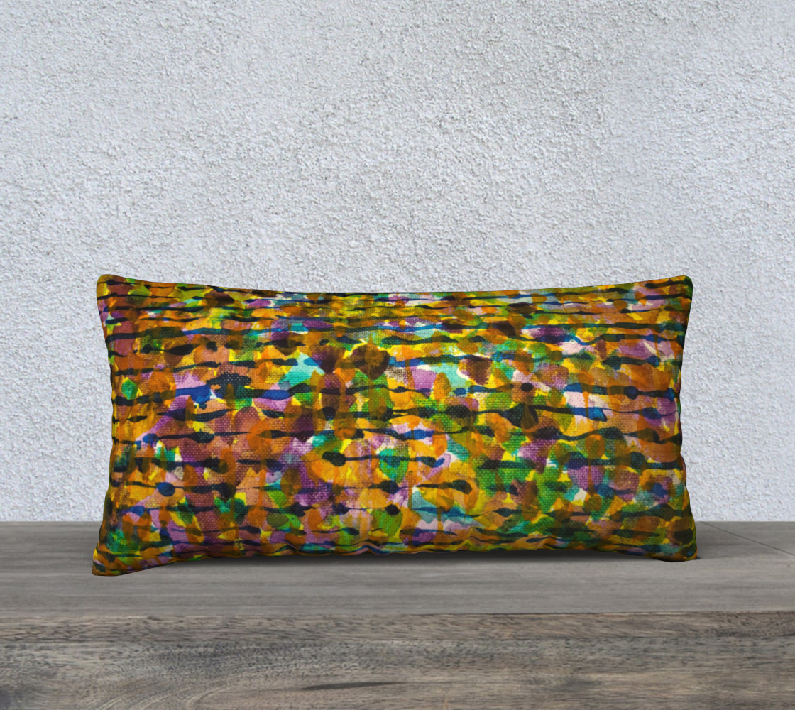 GOLDEN BLUE LAPIS  PILLOW