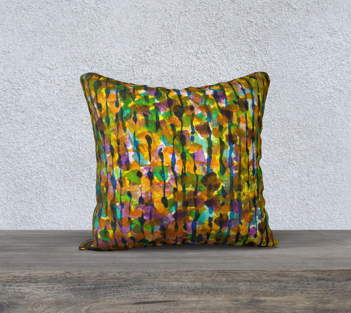 GOLDEN BLUE LAPIS PILLOW